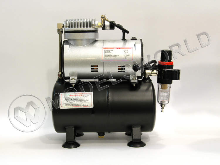 Компрессор JAS 1203 с регулятором давления, автоматика, ресивер - фото 1