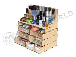 Модуль-органайзер с полочками. Собранный