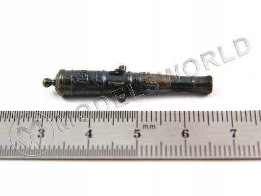 Пушка Испанского образца, полностью обработанная, 37 мм., с декором, 2 шт