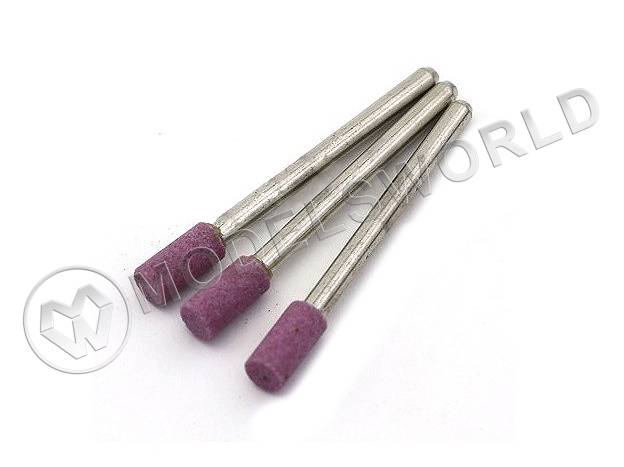 Насадка шлифовальная, оксид алюминия, цилиндр, 3х8 мм, 3 шт - фото 1