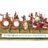 Готовая модель, миниатюра "Пехота Карфагена" 19 фигур в масштабе 1:72