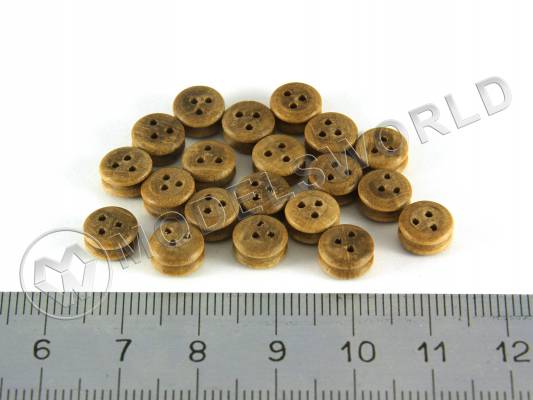 Юферс, орех, 7 мм, 10 шт