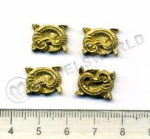 Декоративный элемент, 10 мм, металл 1 шт.