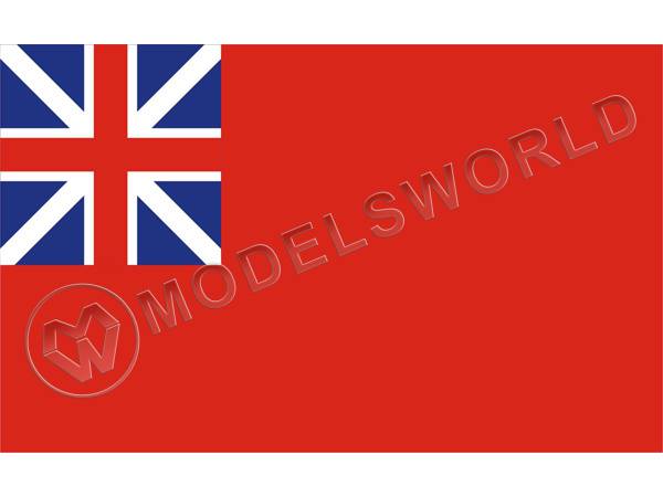 Британия на красном английском флаг. Размер 73х45 мм - фото 1