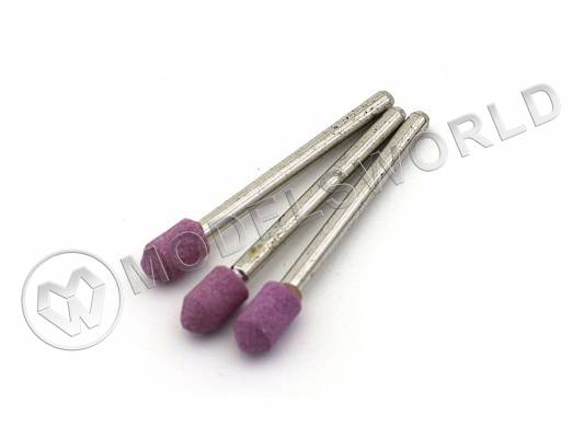 Насадка шлифовальная, оксид алюминия, пуля, 8х15 мм, 3 шт