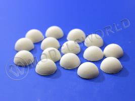 Полусферы дорожные тип 1 серые, 24 шт. Масштаб 1:43