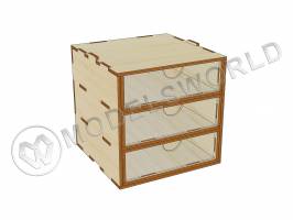 Mini модуль-органайзер на 3 ящика