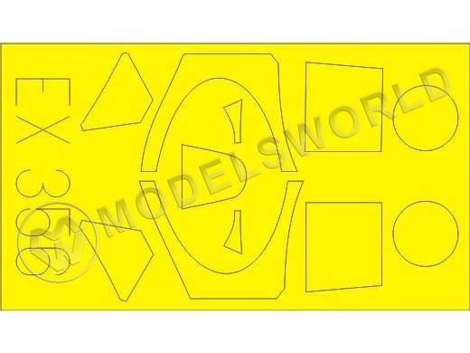 Окрасочная маска на Seafire F Mk.15, Special Hobby. Масштаб 1:48