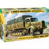 Склеиваемая пластиковая модель Немецкий тяжелый полугусеничный грузовик L 4500 R маультир. Масштаб 1:35