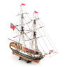 Набор для постройки модели корабля HMS PORTSMOUTH английский вооруженный торговый бриг, 1796. Масштаб 1:64