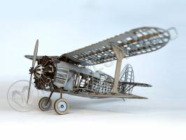 Каркасная модель из картона советский истребитель И-15. Масштаб 1:35