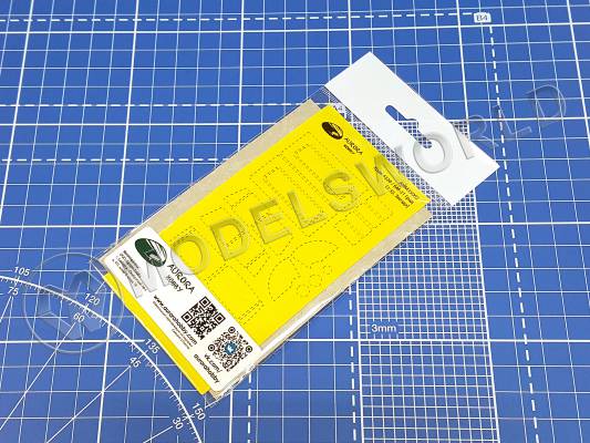 Окрасочная маска на УРАЛ-4320/БМ-21, Звезда. Масштаб 1:35