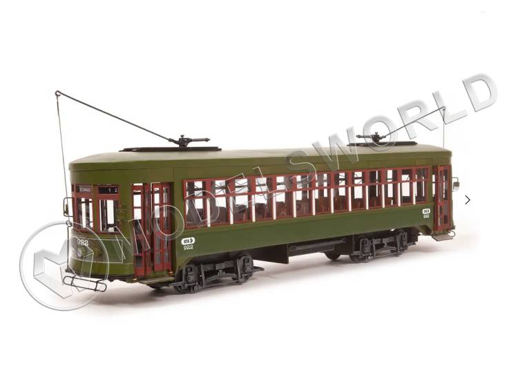 Набор для постройки модели трамвая NEW ORLEANS. Масштаб 1:24 - фото 1