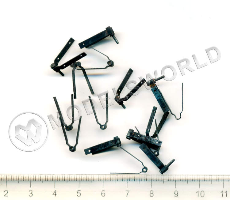 Петля для руля, черненый металл, 3 мм, 1 пара - фото 1