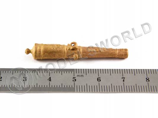 Пушка Французского образца, необработанная, 43.5 мм., с декором, 2 шт