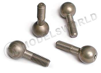 Пальцы шаровые Traxxas Pivot Balls Anodized Aluminum T-Maxx (4) - фото 1