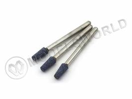 Насадка шлифовальная, карбид кремния, конус, 5х10 мм, 3 шт