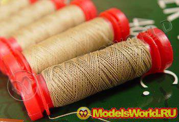 Нить для моделей Amati, бежевая, 1.6 мм х 10 м - фото 1