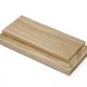 Подставка заготовка под миниатюры 120x60x20 мм, дуб