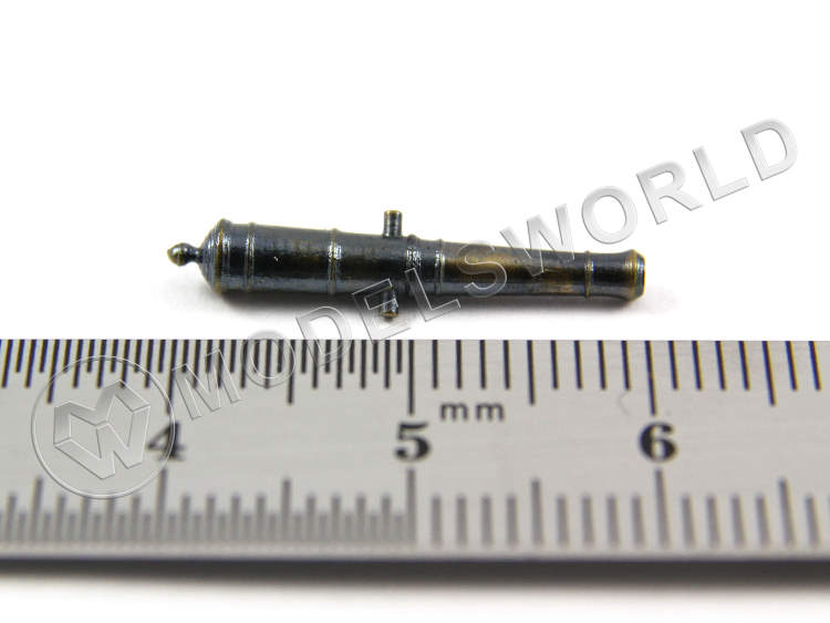 Пушка. Полностью обработанная, 21 мм., без декора, 2 шт - фото 1