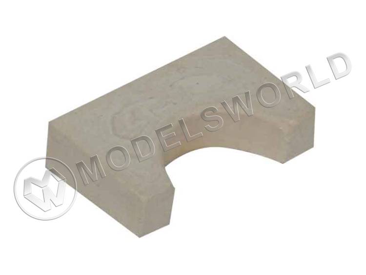 Набор кирпичей с вырезом, масштаб 1:20, 20х12 мм, 25 шт - фото 1