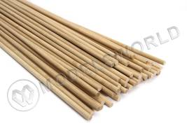 Комплект круглая заготовка, береза. Диаметр 5 мм, длина 50 см, 30 шт