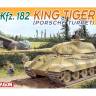 Склеиваемая пластиковая модель Немецкий танк Sd.Kfz.182 King Tiger (Porsche Turret). Масштаб 1:72