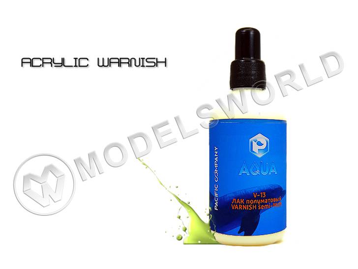 Лак полуматовый Aqua, 100 мл - фото 1