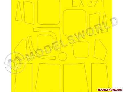 Окрасочная маска для Lynx AH7, Airfix. Масштаб 1:48