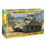 Склеиваемая пластиковая модель Американский средний танк Шерман M4A2. Масштаб 1:35