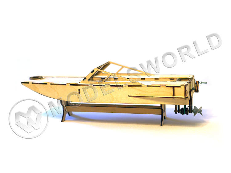 Набор для постройки модели резиномоторного катера - фото 1