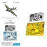 Фототравление для модели Як-9 цветные приборные доски, ModelSvit. Масштаб 1:48