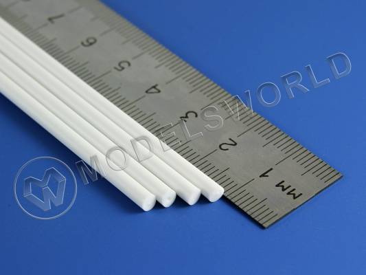 Пруток пластиковый круглый 3.2 мм, 4 шт