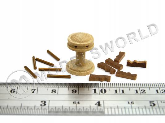 Шпиль, самшит и орех, 20 мм