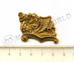 Декоративный элемент, дракон, 40 мм, металл 1 шт.