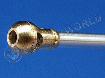 Металлический ствол 7.5cm KwK 40 L/43 Pz.Kpfw. IV Ausf. F2(G). Масштаб 1:35