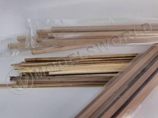 Набор №7. Рейки нестандартных размеров (обрезки ценных пород дерева)