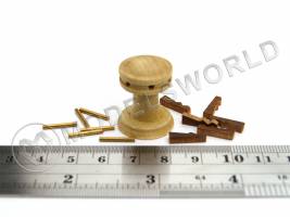 Шпиль, самшит и орех, 25 мм