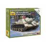 Склеиваемая пластиковая модель Советская самоходная артиллерийская установка Су-122. Масштаб 1:100
