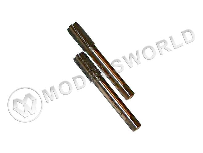 Метчик М1.4 (0.3) ручной, 2 шт Метчик М3.5 (0.6) ручной, 2 шт - фото 1