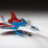Склеиваемая пластиковая модель МиГ-29 "Стрижи". Масштаб 1:72