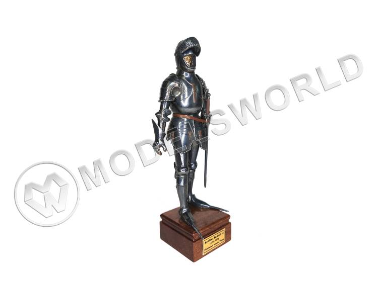 Фигура "Курфюрст Фридрих I", латунь, серебренный, 155 мм Фигура "Курфюрст Фридрих I", латунь, серебренный, 155 мм - фото 1