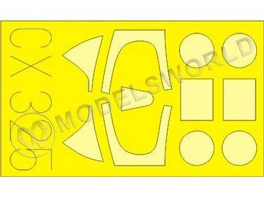 Набор окрасочных масок для Spitfire F Mk.VIIb, Italeri. Масштаб 1:72 - фото 1