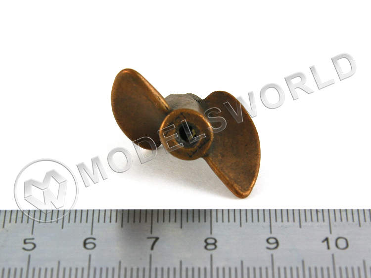 Винт двухлопастной, металл, 30 мм, 1 шт - фото 1