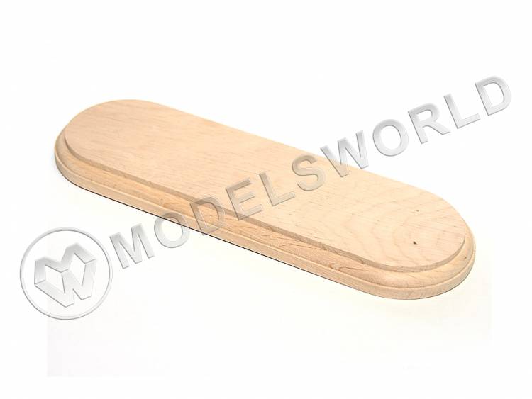 Основание овальное 300х100 мм, ольха - фото 1