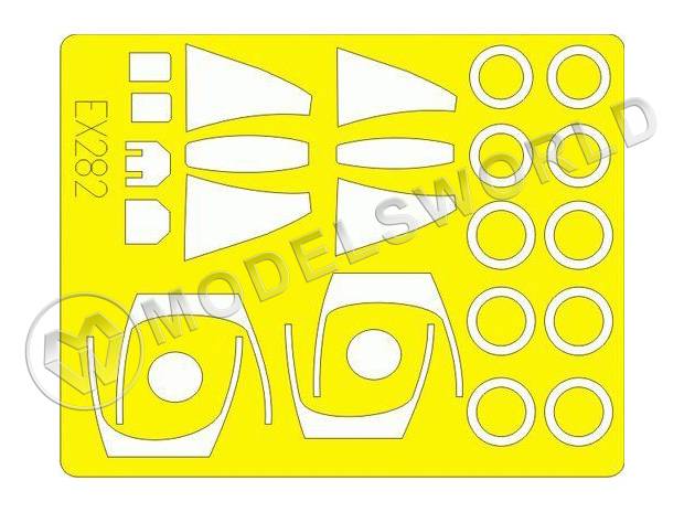 Окрасочная маска на A-7A, Hobby Boss. Масштаб 1:48 - фото 1