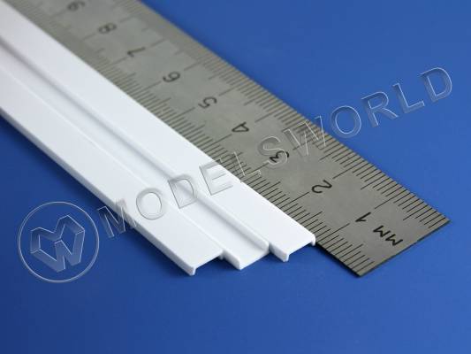 Швеллер пластиковый 6.3х2 мм, 3 шт