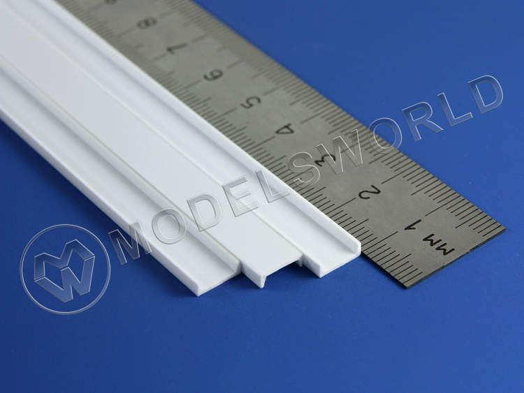 Швеллер пластиковый 7.9х2.4 мм, 3 шт - фото 1